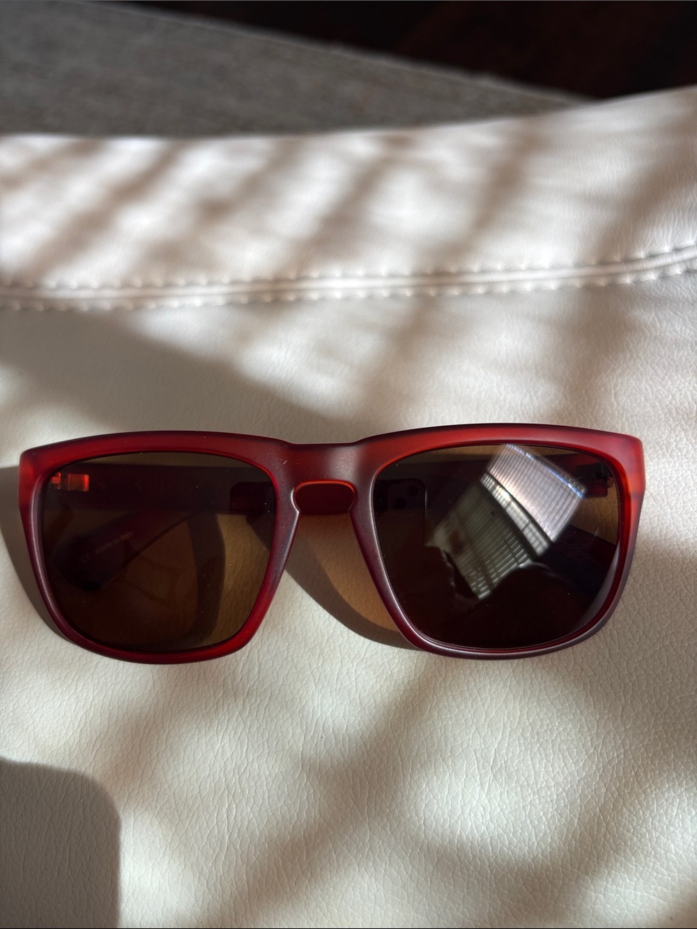 Electric Knoxville in Dark Red Classic Sunglasses